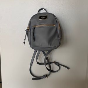 Grey Kate spade backpack